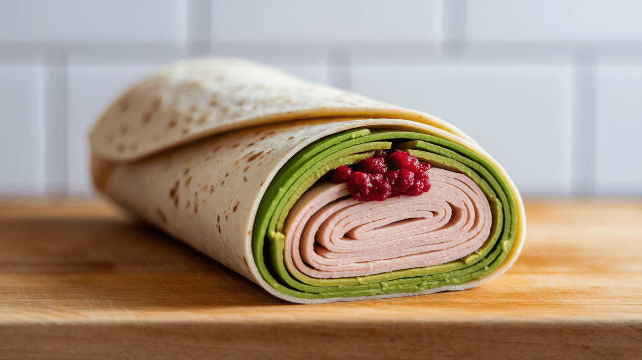 Turkey_and_Avocado_Wrap_with_Cranberry_Spread