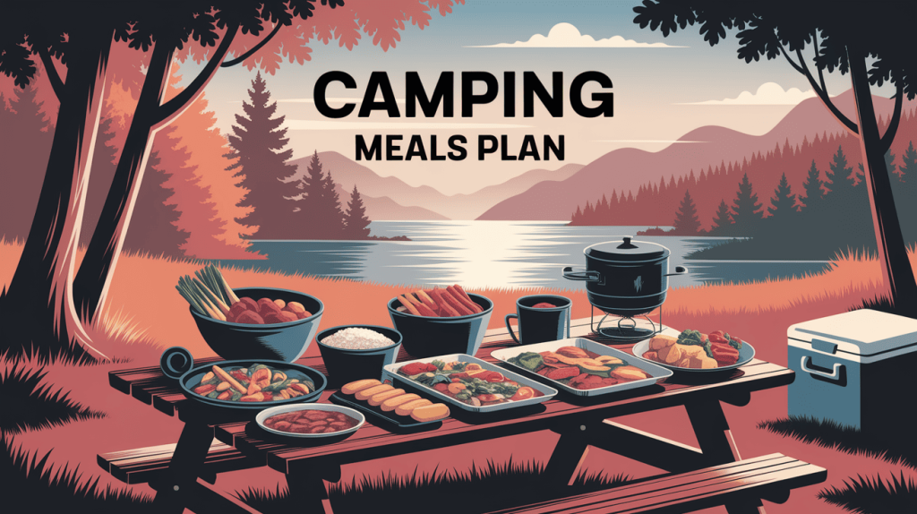 camping meal plan template