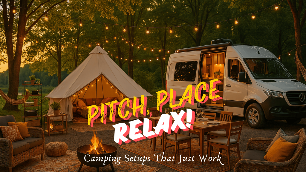 camping set up