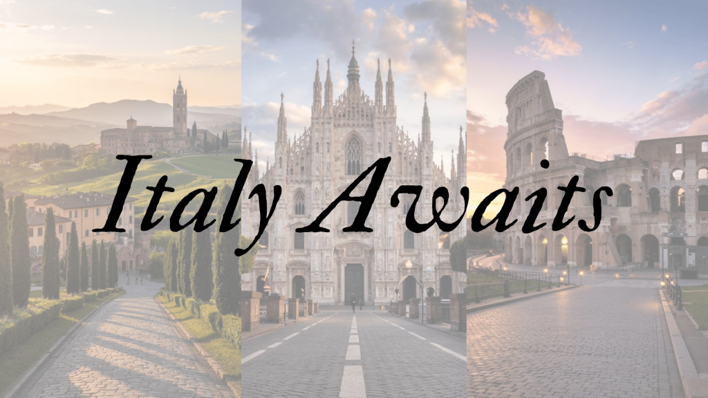 planning a trip to italy