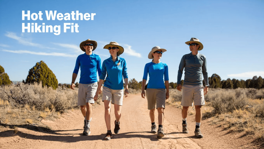 what to wear hiking in hot weather