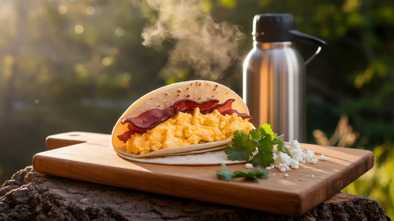 Breakfast Camping Tacos