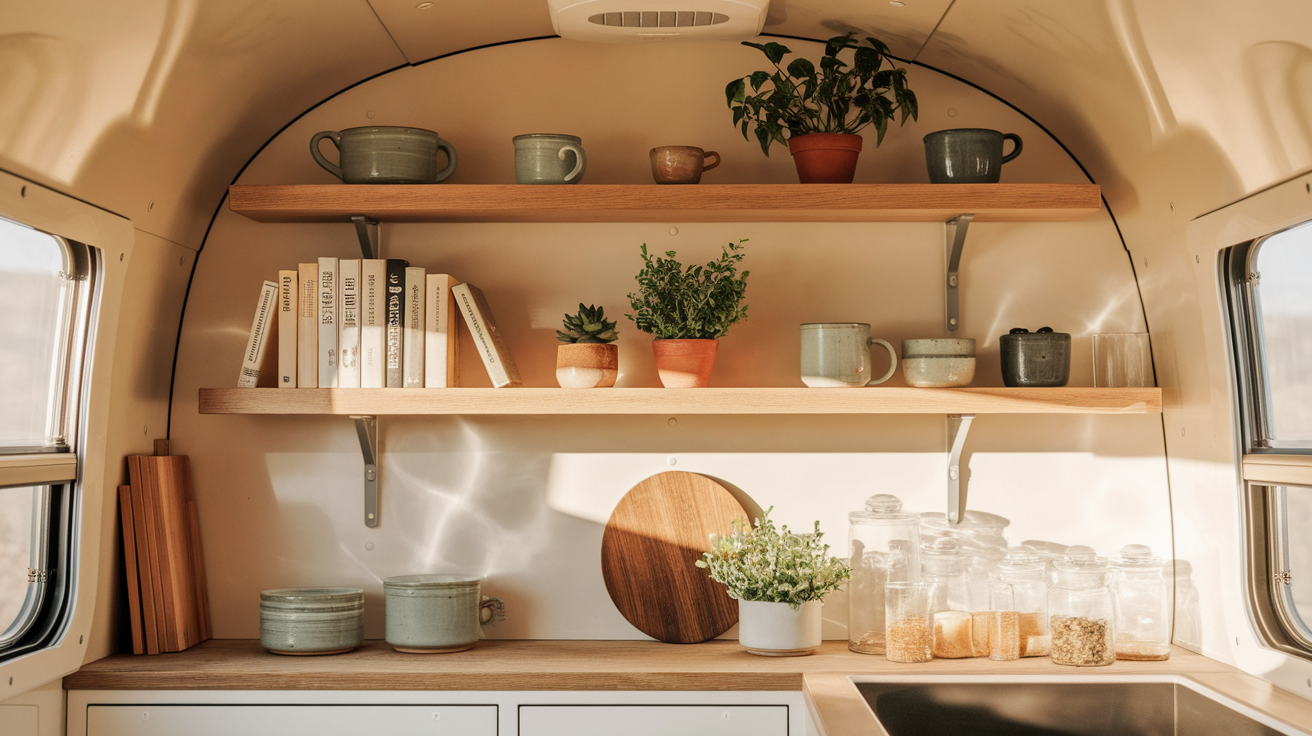  Add Open Shelving