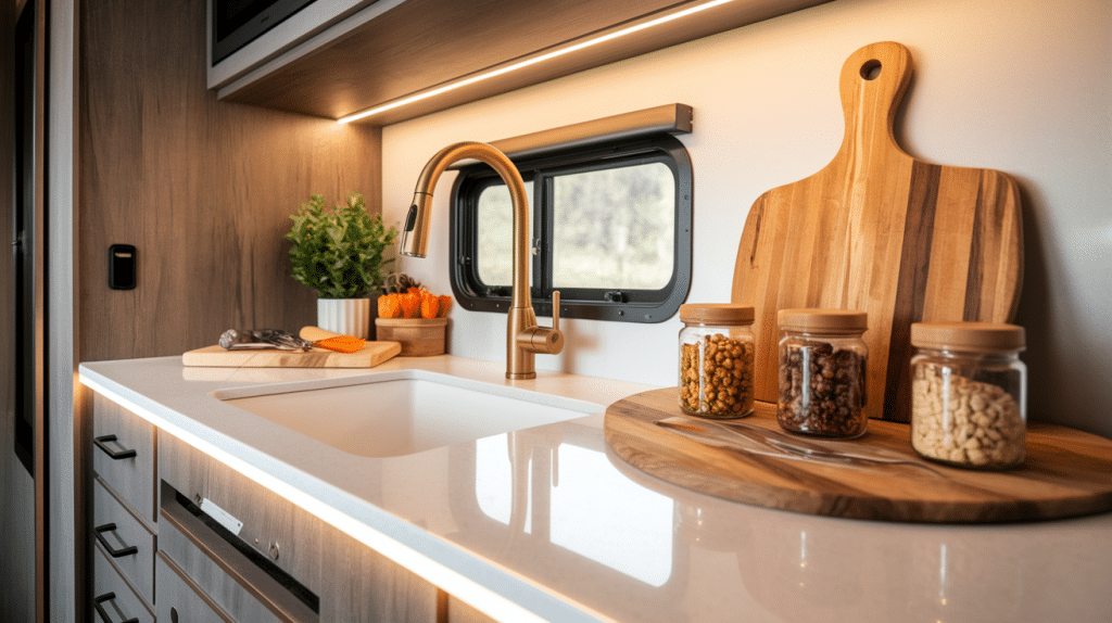 23 Inspiring RV Makeover Ideas for a Stylish Upgrade - Glamping Or Camping