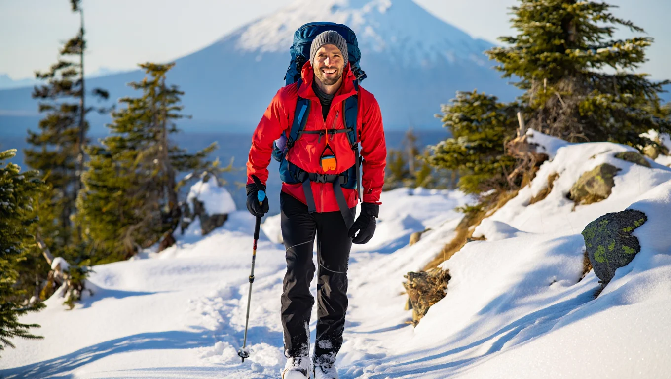 winter hiking